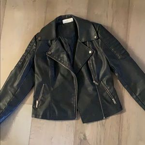 Faux leather jacket